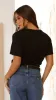 Nelli Crew Neck T-Shirt - Black sold by Billy J