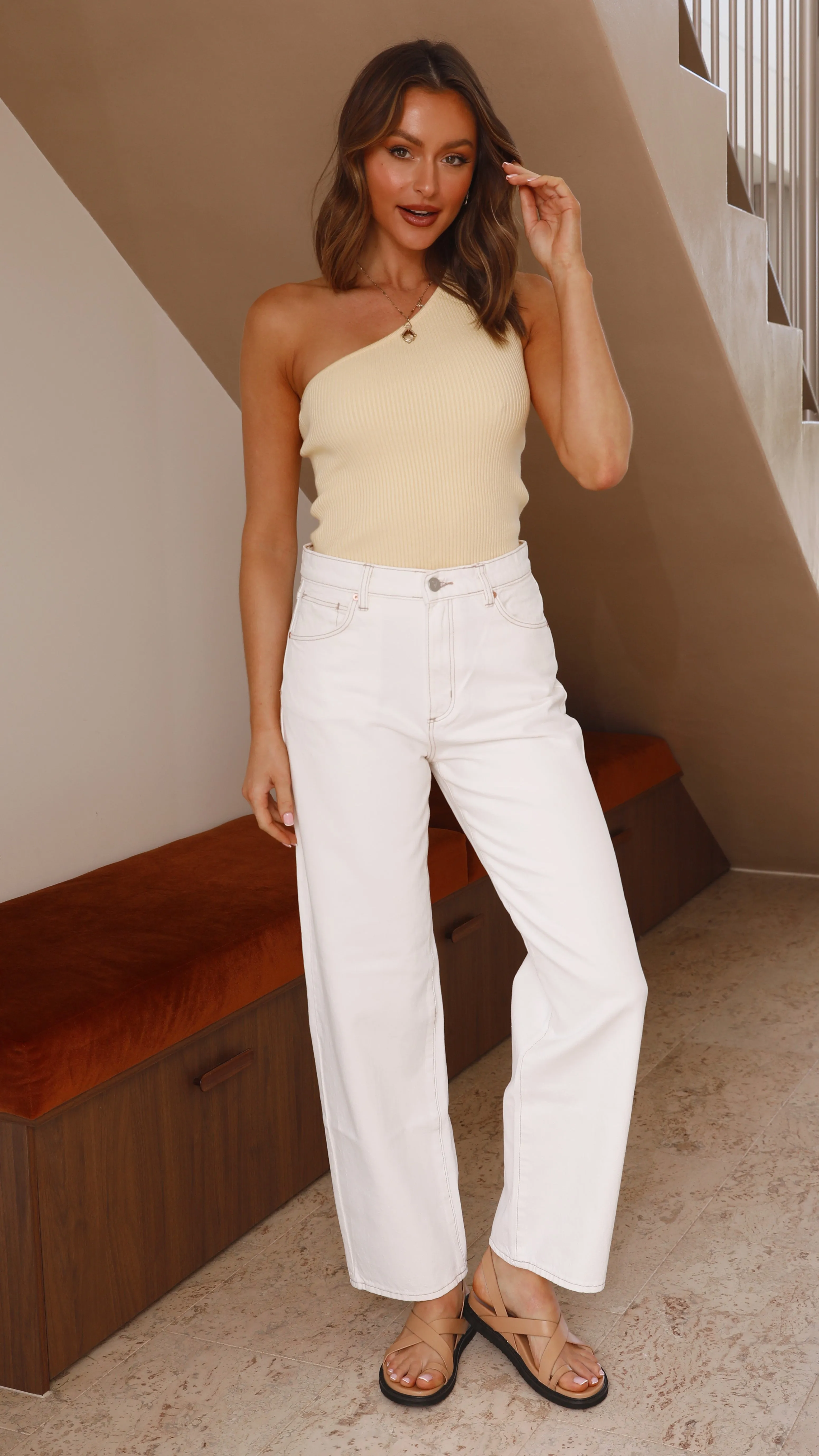 Libbie One Shoulder Top - Yellow sold by Billy J product image thumbnail 5