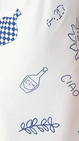 Leary Maxi Dress - White / Blue Ciao sold by Billy J product image thumbnail 4