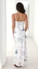 Leary Maxi Dress - White / Blue Ciao sold by Billy J