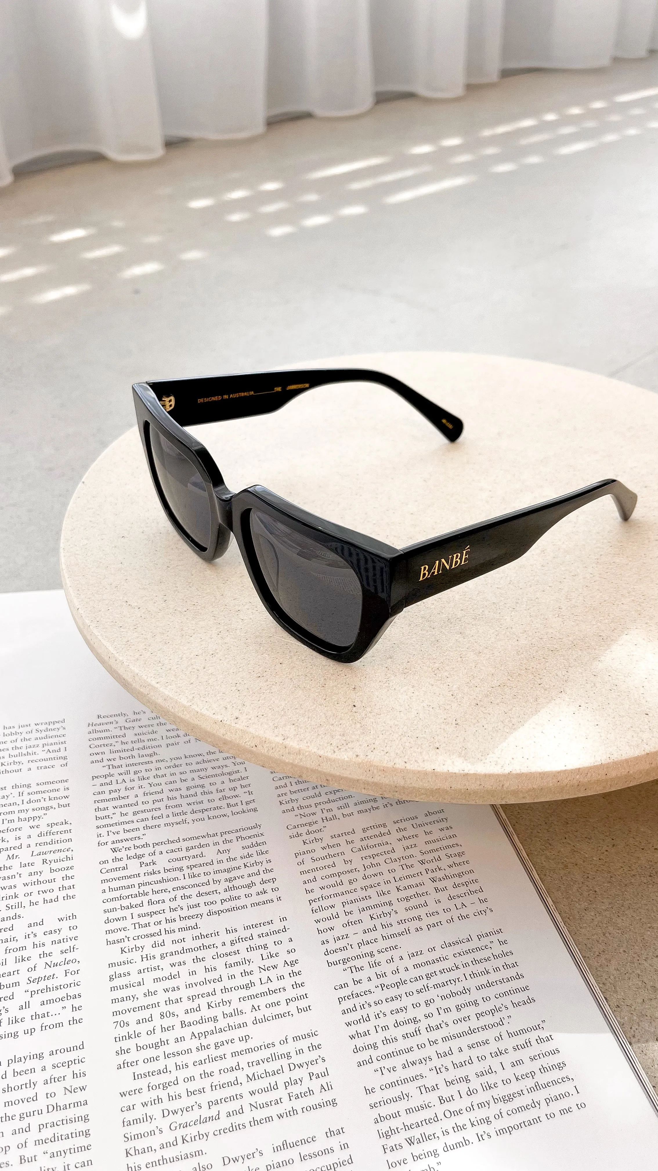 Jammerson Sunglasses - Black Ink sold by Billy J product image thumbnail 4