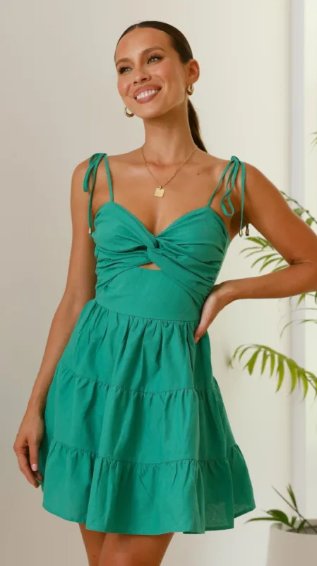 Armani Mini Dress - Green sold by Billy J