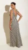 Ellery Maxi Dress - Black/Beige Stripe sold by Billy J