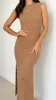 Idonia Midi Dress - Mocha sold by Billy J
