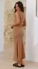 Idonia Midi Dress - Mocha sold by Billy J