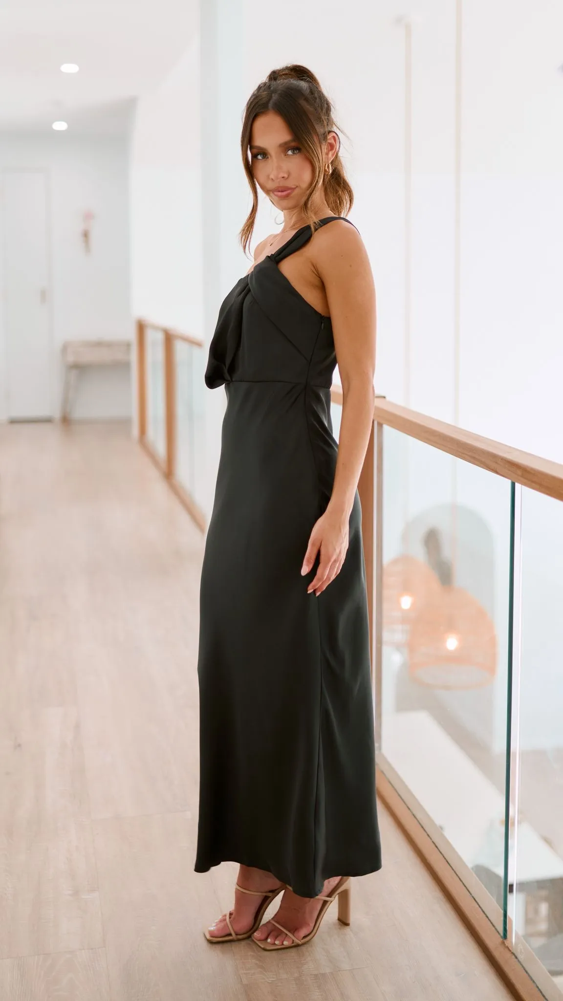 Greta Maxi Dress - Black sold by Billy J product image thumbnail 4
