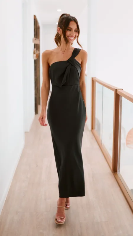 Greta Maxi Dress - Black sold by Billy J