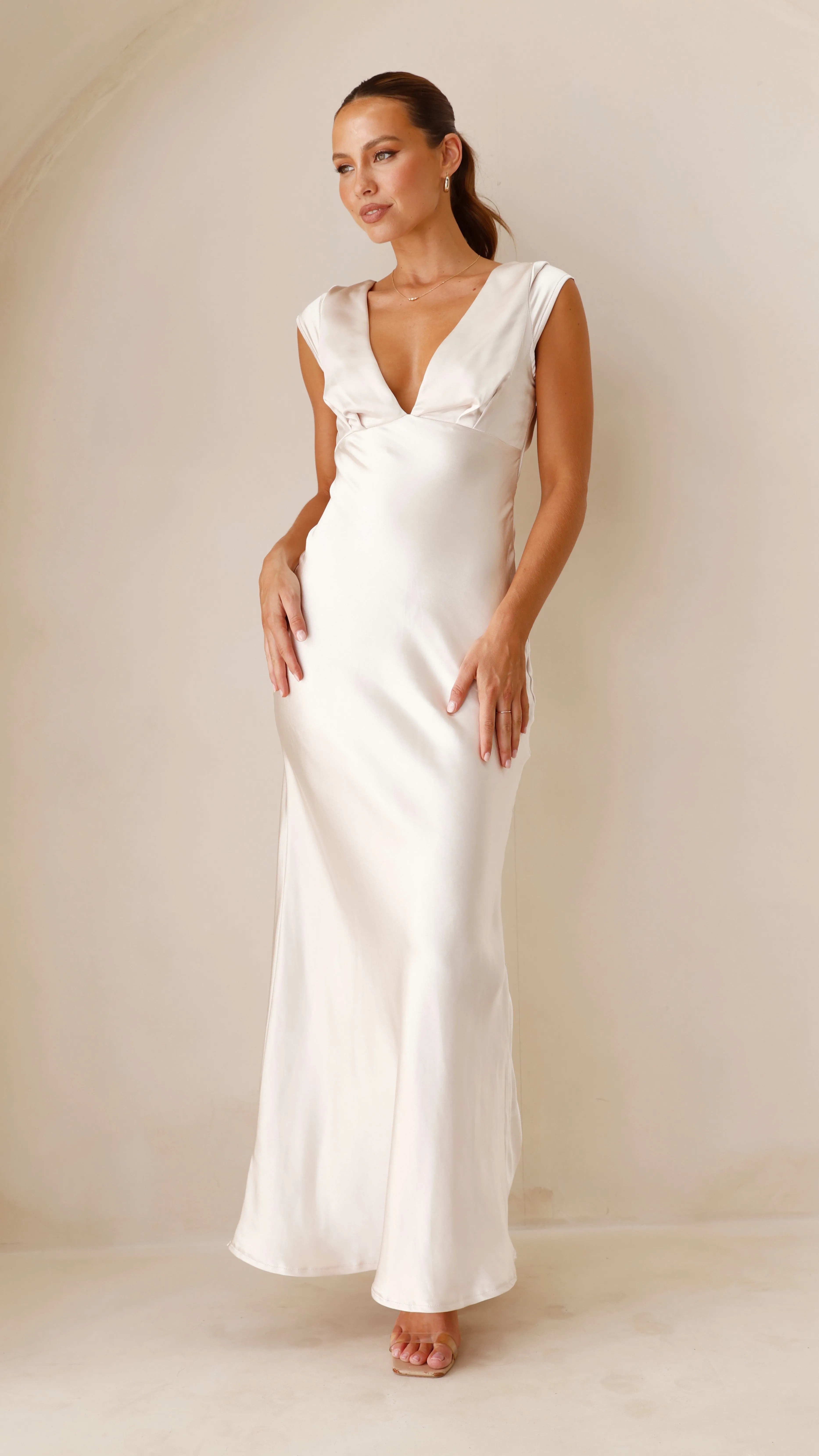 Amelia Maxi Dress - Champagne sold by Billy J product image thumbnail 5