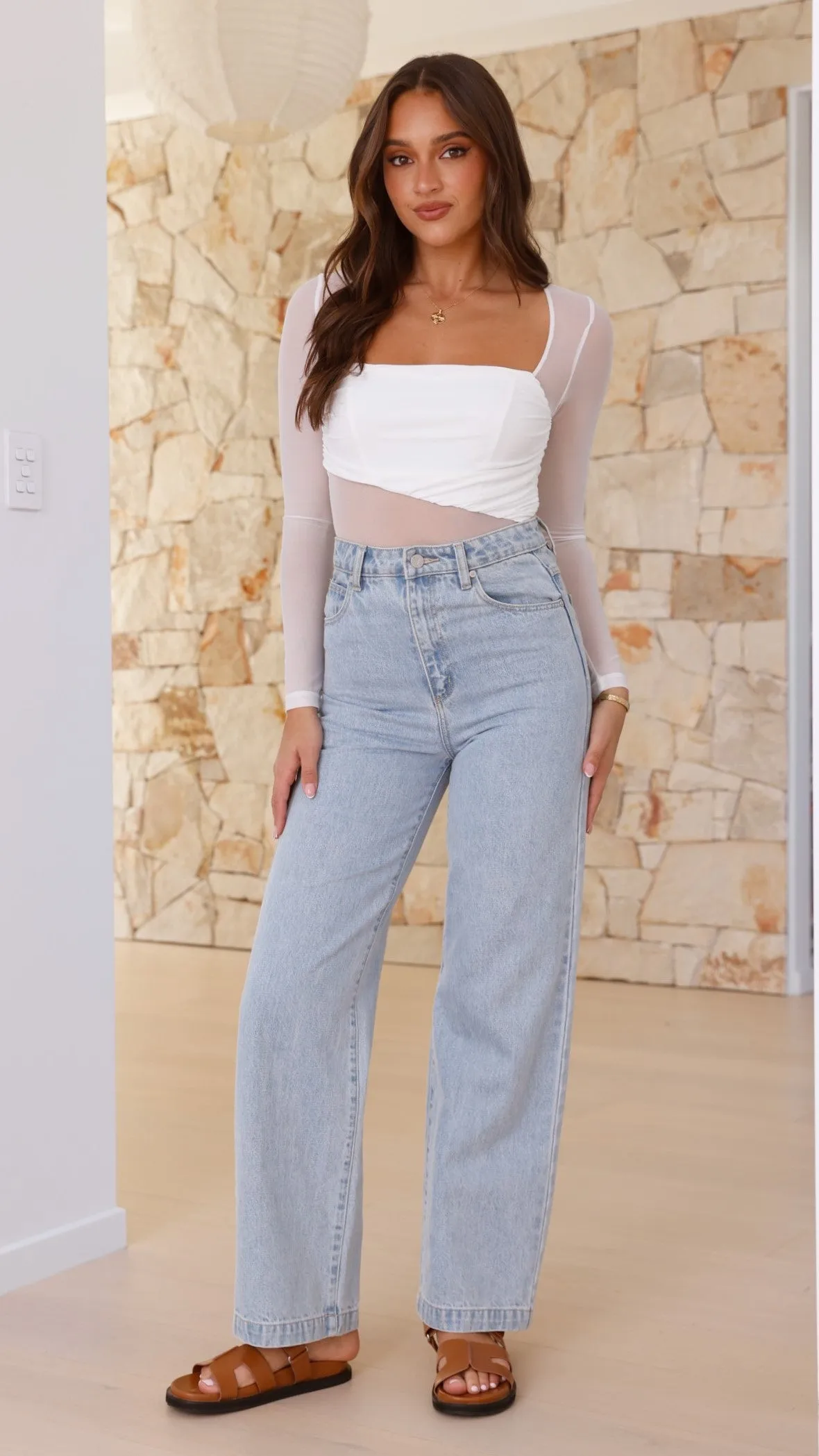 Nila Bodysuit - White sold by Billy J product image thumbnail 5