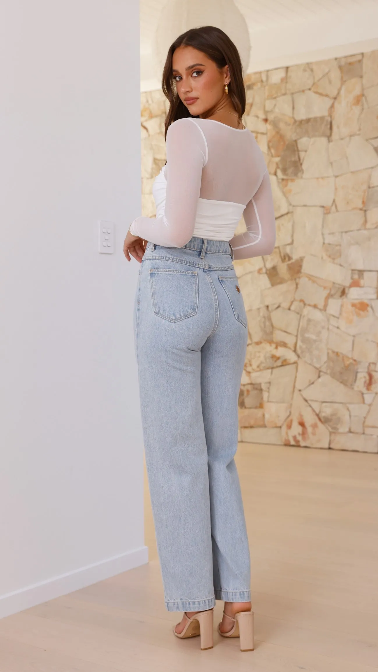 Nila Bodysuit - White sold by Billy J product image thumbnail 3