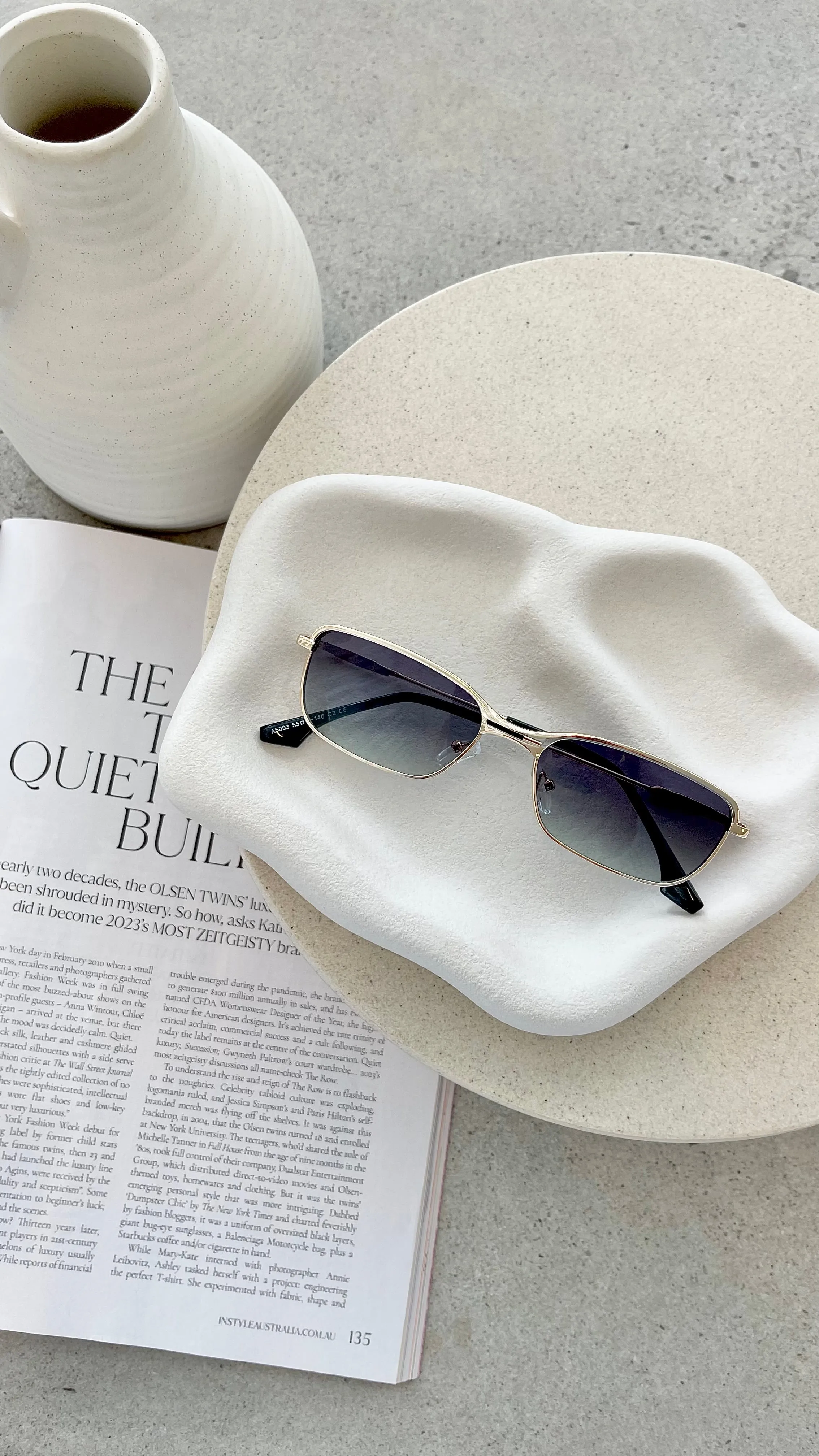 Arana Sunglasses - Moss sold by Billy J product image thumbnail 3