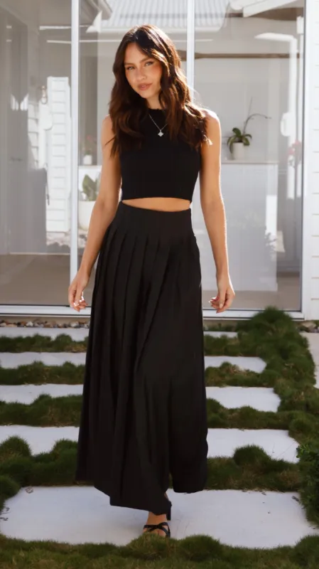 Leya Maxi Skirt - Black sold by Billy J