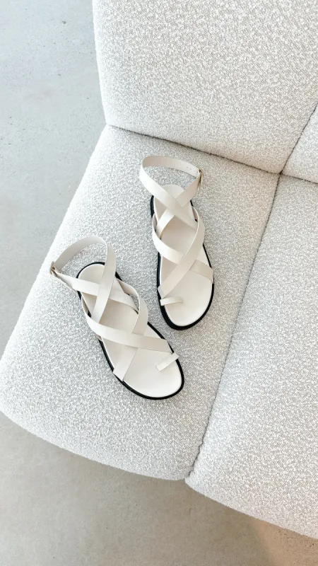 Zinnia Sandal - Bone sold by Billy J