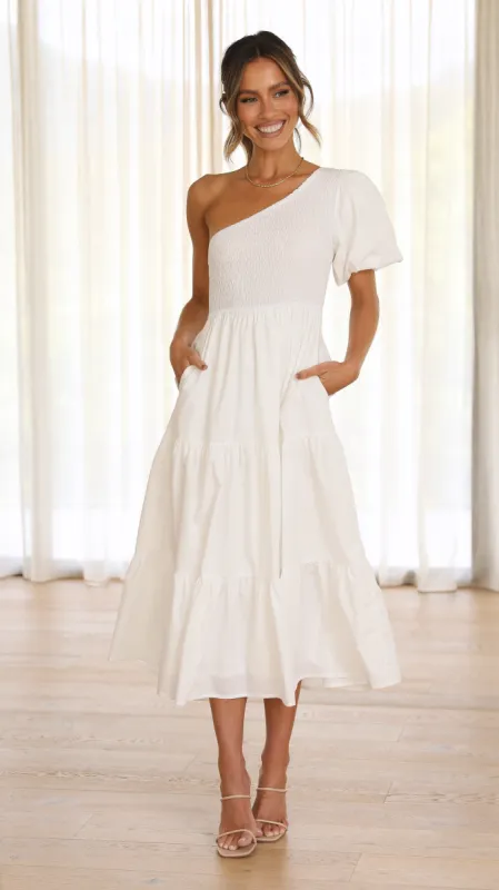 Frankie Maxi Dress - White sold by Billy J