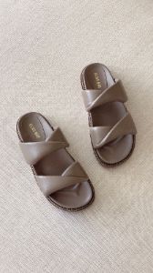 Alias Mae Paris Slide - Taupe Leather sold by Billy J
