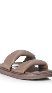 Alias Mae Paris Slide - Taupe Leather sold by Billy J