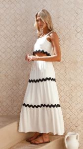 Cassidi Maxi Skirt - White sold by Billy J