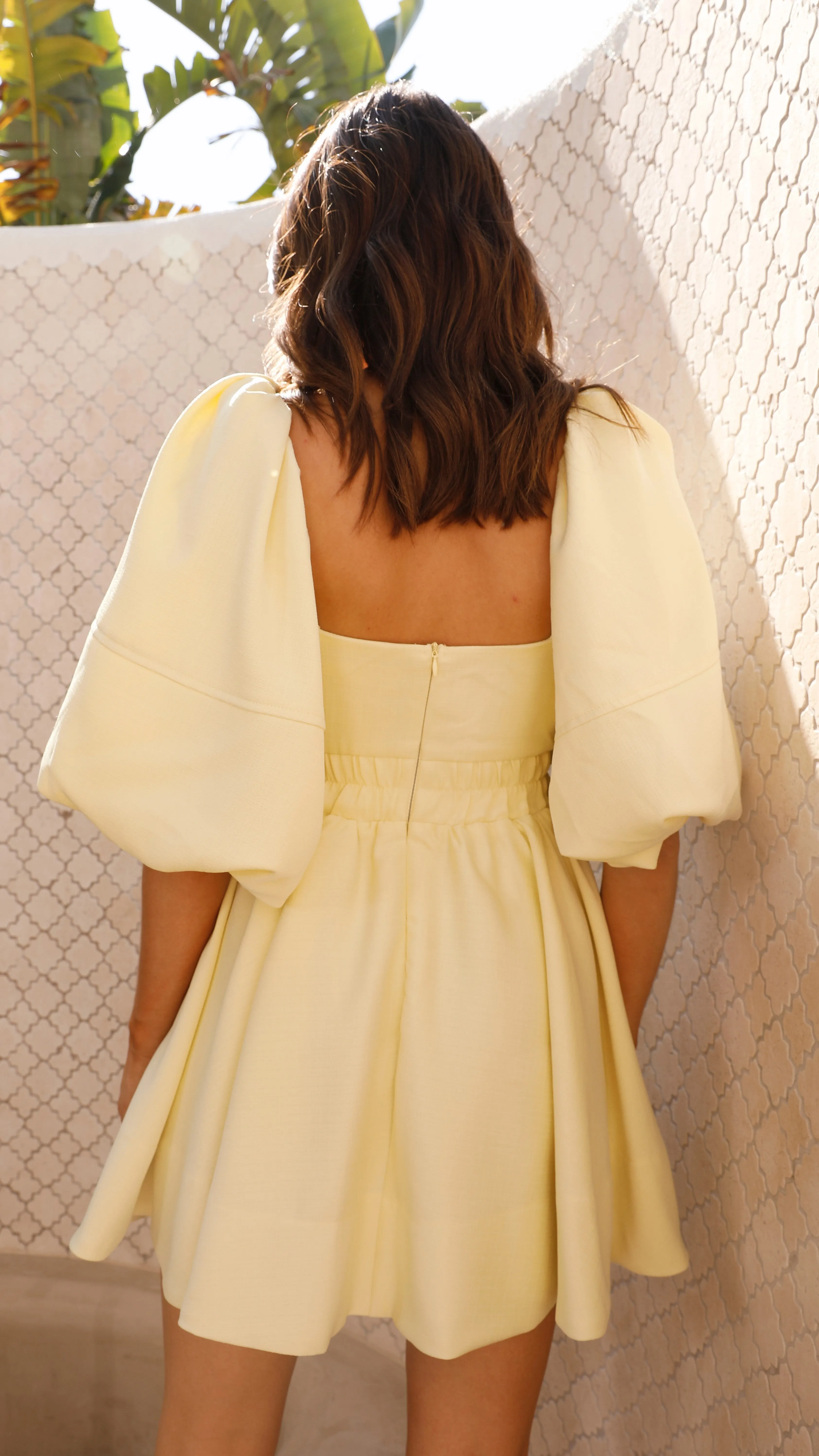 Amayah Mini Dress - Yellow sold by Billy J product image thumbnail 2