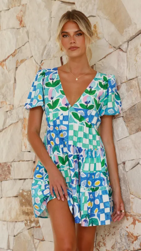 Banzai Mini Dress - Menorca sold by Billy J
