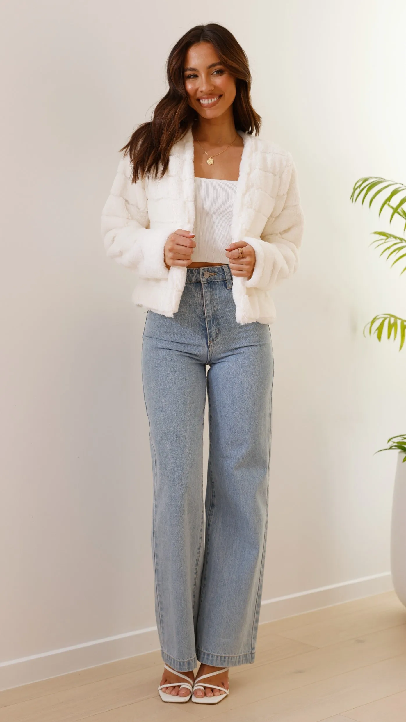 Tully Crop Jacket - White sold by Billy J product image thumbnail 5