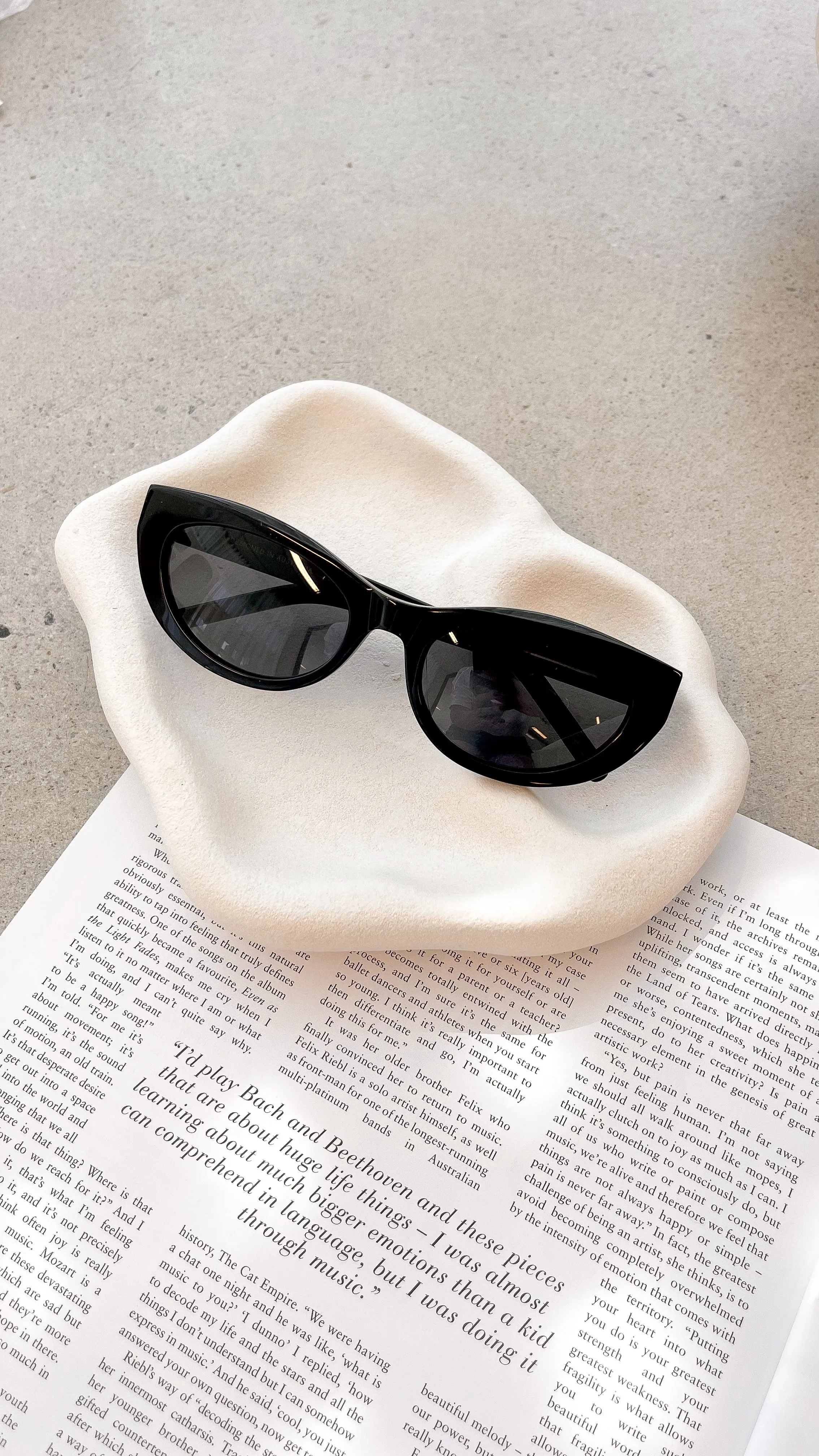 Estella Sunglasses - Black sold by Billy J product image thumbnail 3