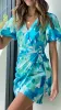 Isla Mini Dress - Teal Print sold by Billy J