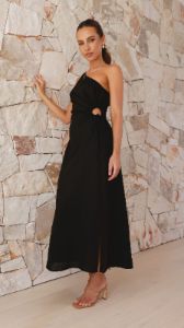 Galiena Midi Dress - Black sold by Billy J