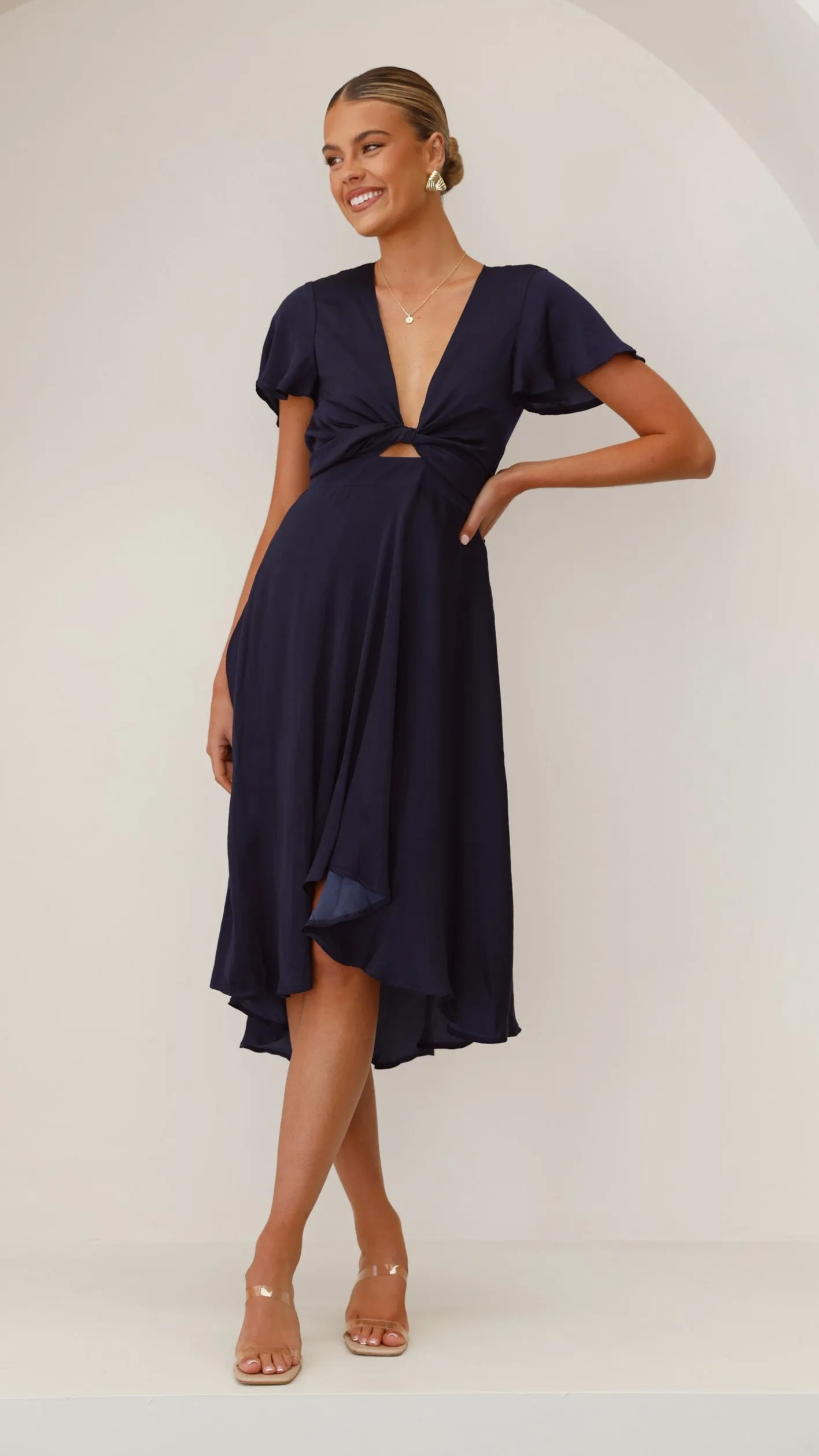 Sunny Daze Dress - Navy sold by Billy J