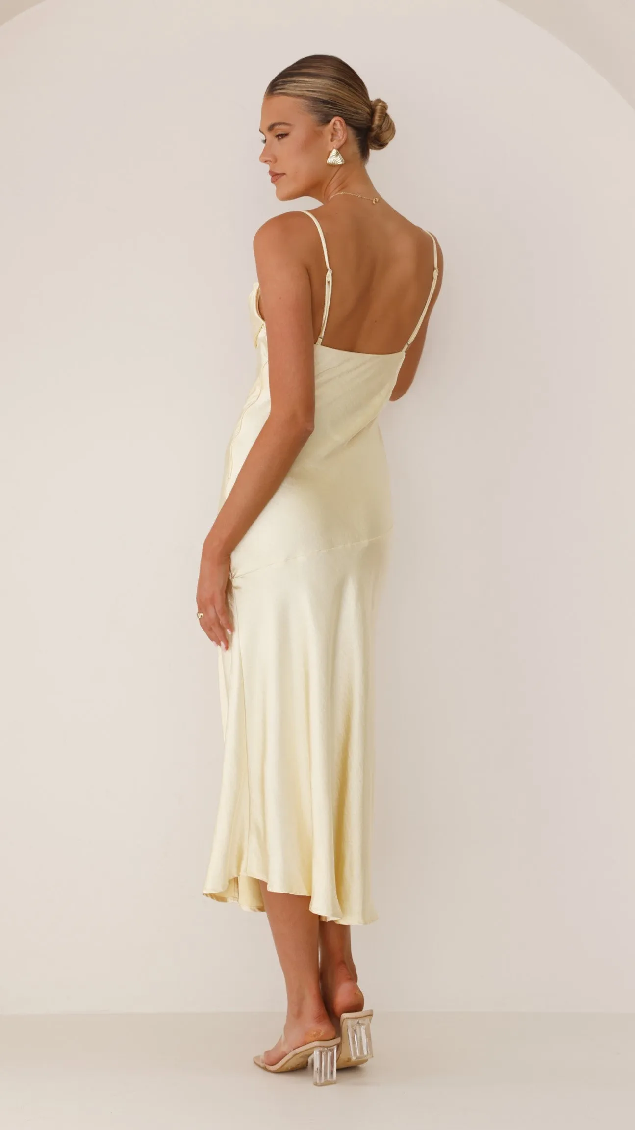 Celina Midi Dress - Yellow sold by Billy J product image thumbnail 2
