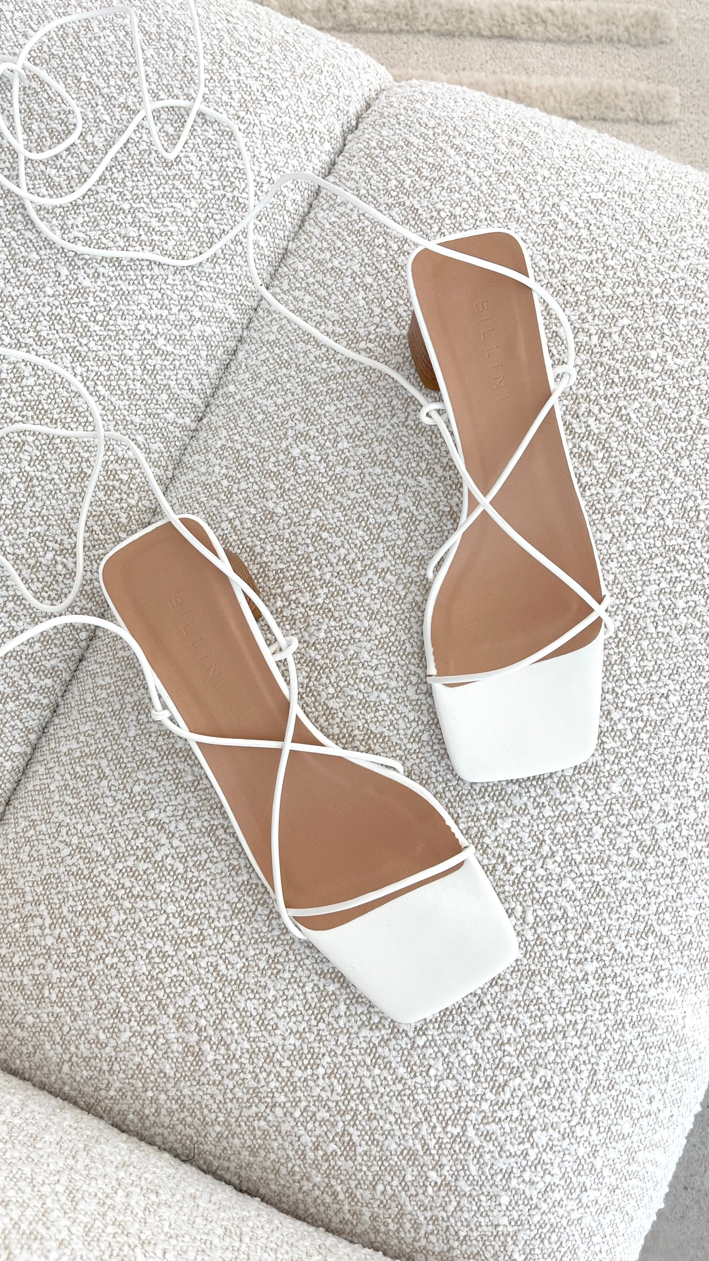 Kylo Heel - White sold by Billy J