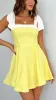 Balta Mini Dress - Yellow / White sold by Billy J