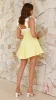 Balta Mini Dress - Yellow / White sold by Billy J