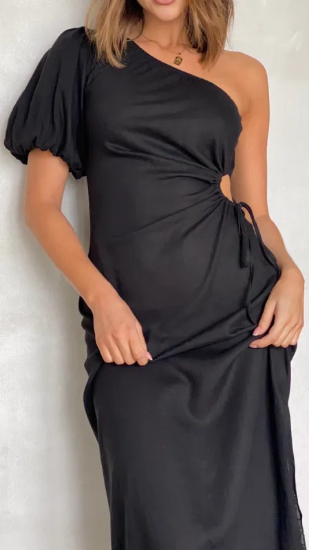 Suzie Midi Dress - Black sold by Billy J
