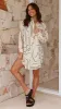 Piper Shirt Dress - Beige Swirl sold by Billy J