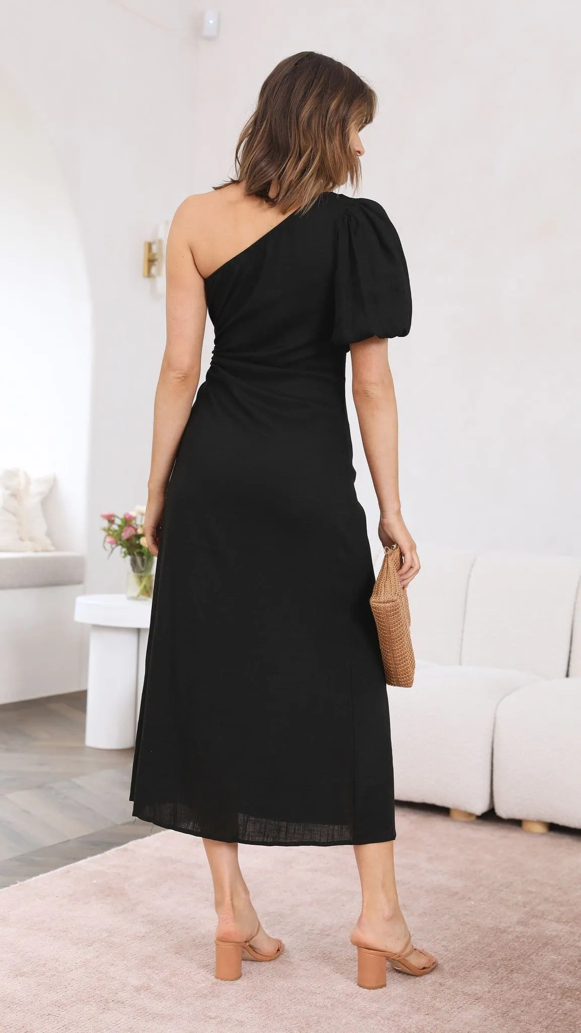 Suzie Midi Dress - Black sold by Billy J product image thumbnail 3