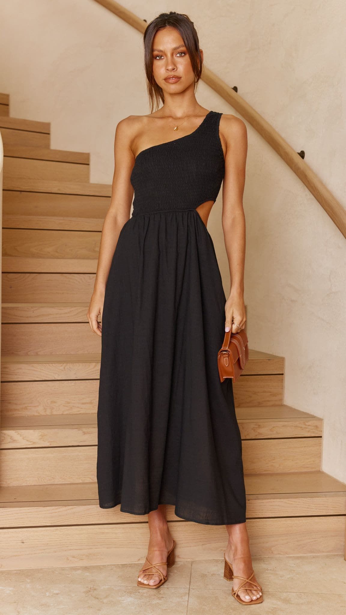 Elle Midi Dress - Black sold by Billy J product image thumbnail 4