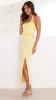 Adaline Midi Dress - Yellow sold by Billy J