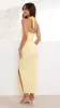 Adaline Midi Dress - Yellow sold by Billy J