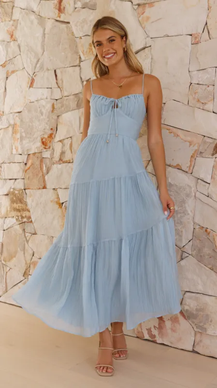 Cove Maxi Dress - Blue sold by Billy J