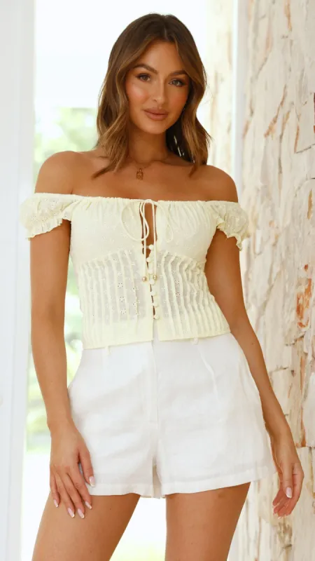 Callias Top - Yellow sold by Billy J