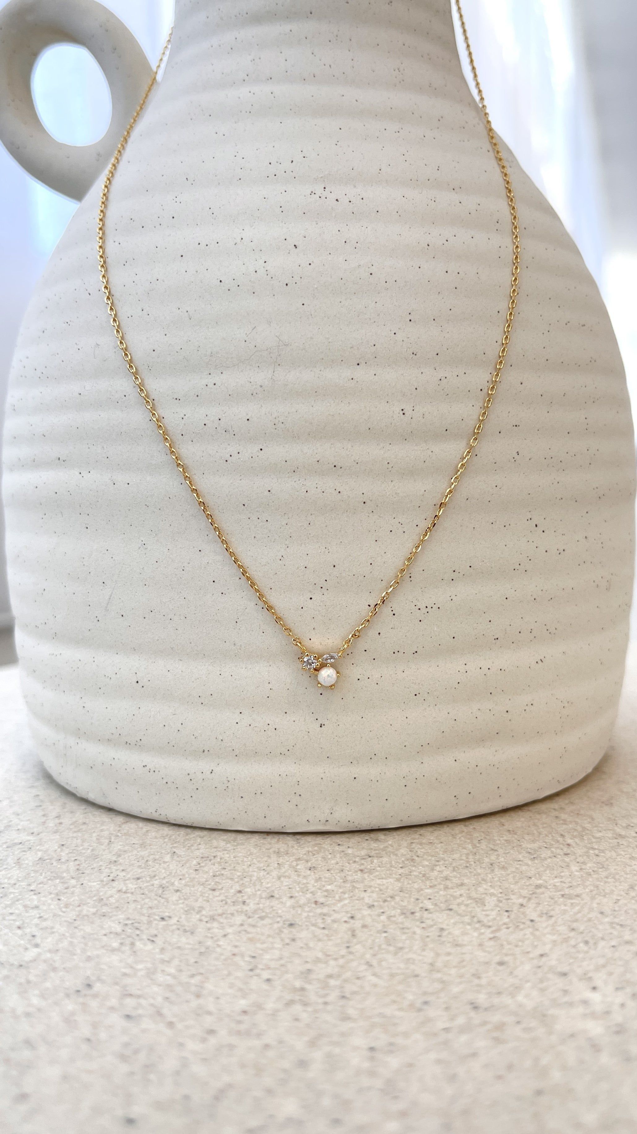 Sofia Necklace - Gold sold by Billy J product image thumbnail 2