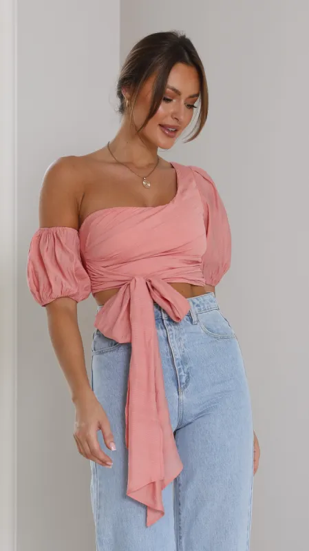 Jasmina Top - Pink sold by Billy J