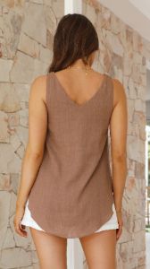 Sun Seeker Top - Chocolate sold by Billy J