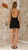 Beverly Mini Dress - Black / White sold by Billy J