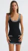 Beverly Mini Dress - Black / White sold by Billy J
