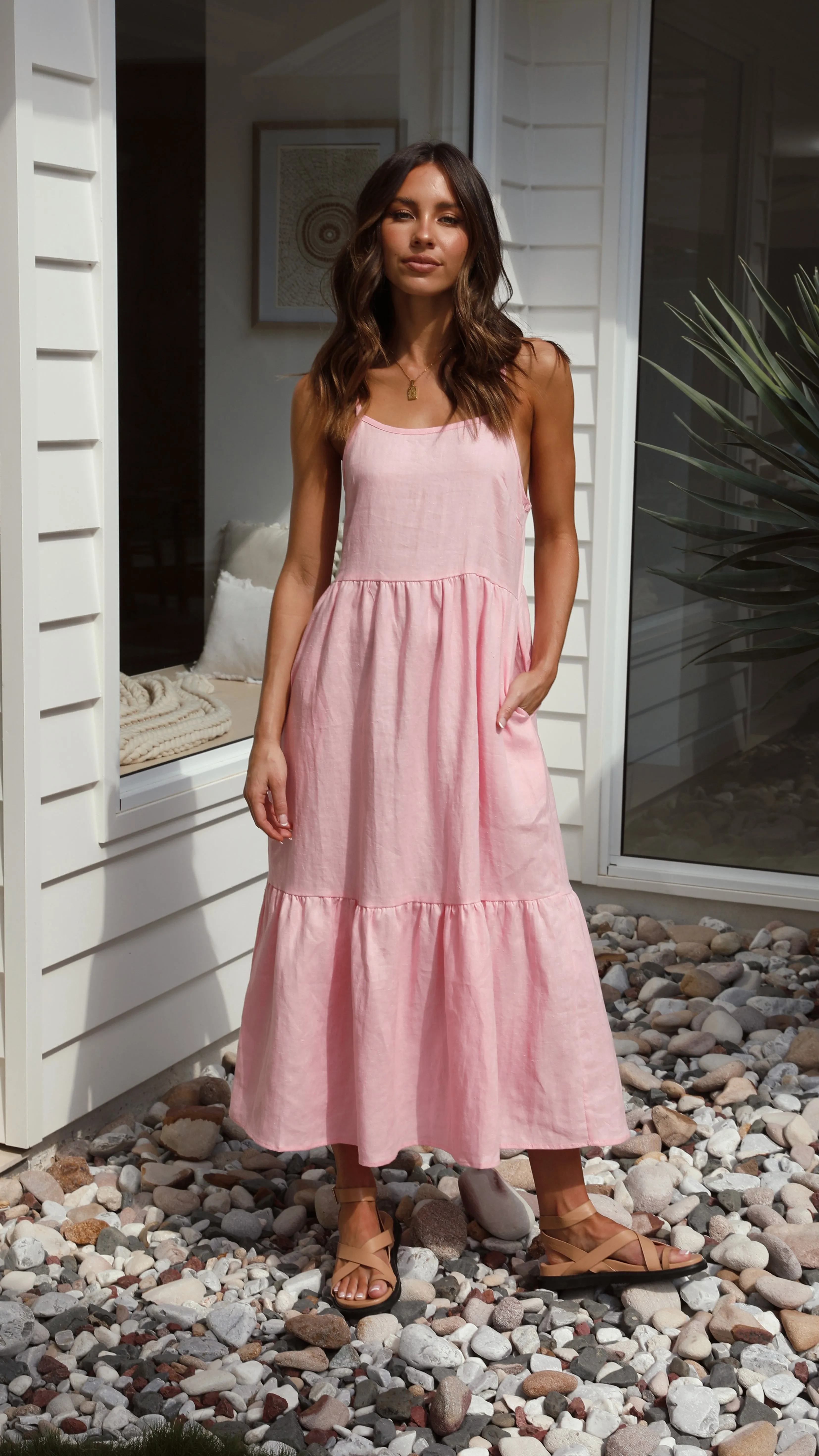 Nico Maxi Dress - Pink sold by Billy J product image thumbnail 3