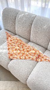 Kiami Bandana - Orange Daisy sold by Billy J