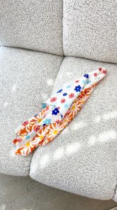 Kiami Bandana - Orange Daisy sold by Billy J