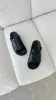 Pasquale Slides - Black leather sold by Billy J