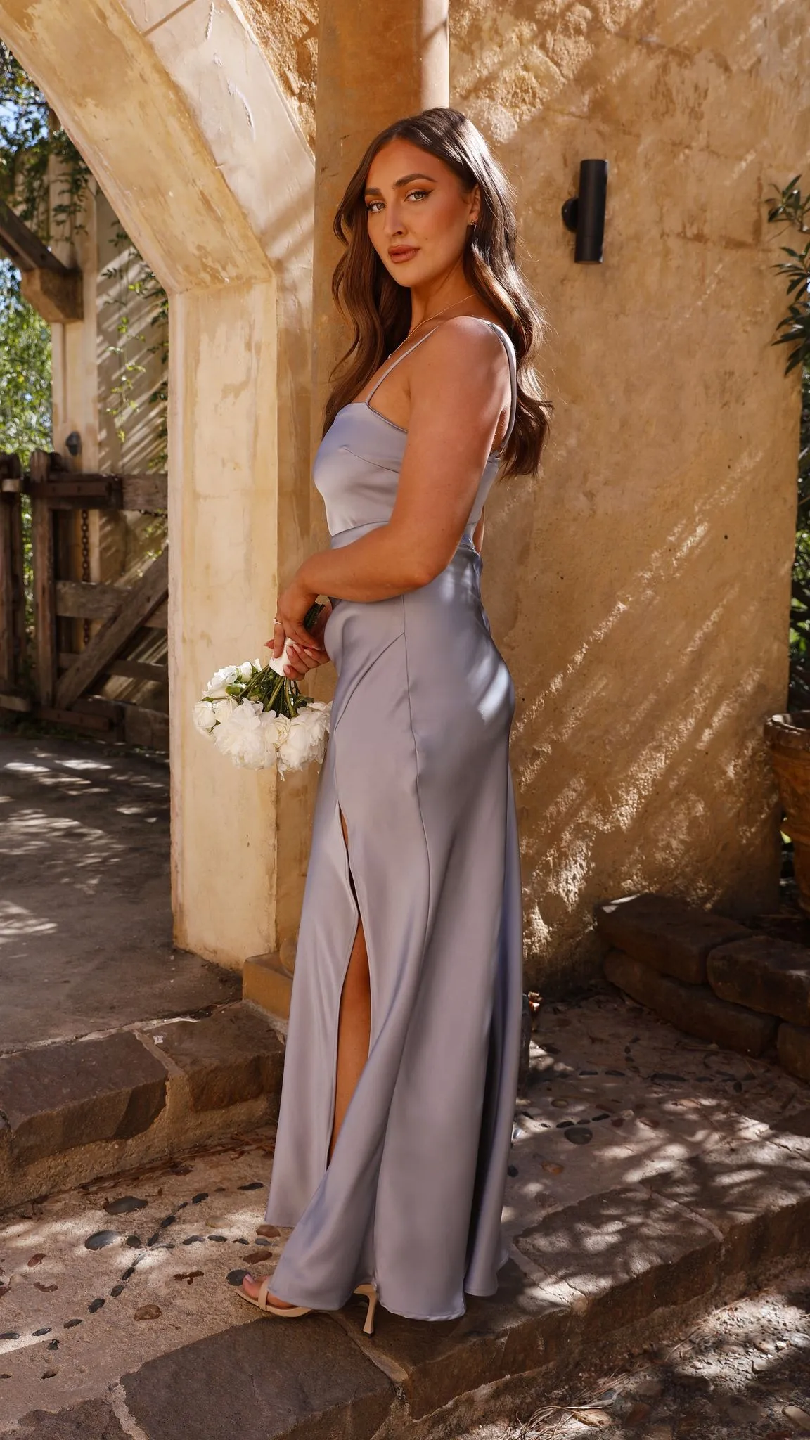 Ilana Maxi Dress - Steel Blue sold by Billy J product image thumbnail 3